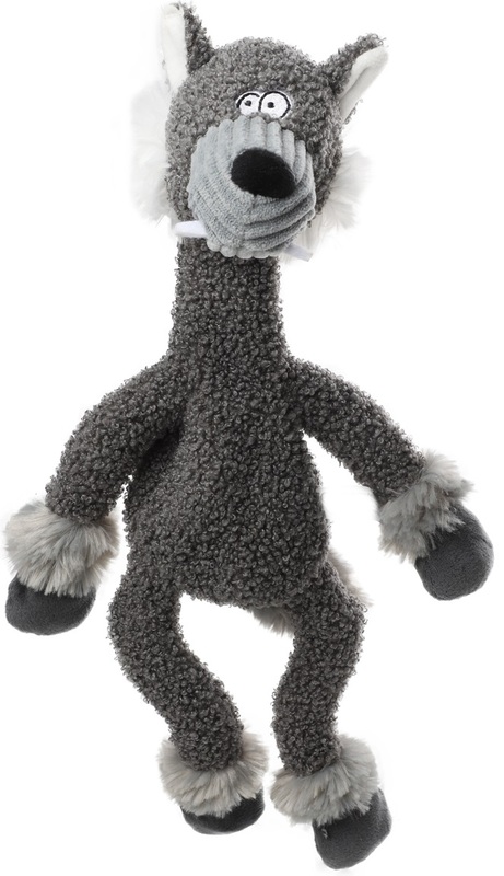 Игрушка ГиГви Plush Friendz Волк с верёвкой, GiGwi