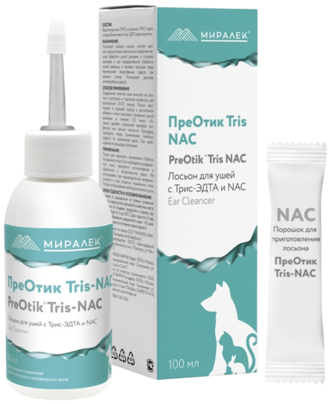 Лосьон для ушей ПреОтик Tris-NAC, PreOtik