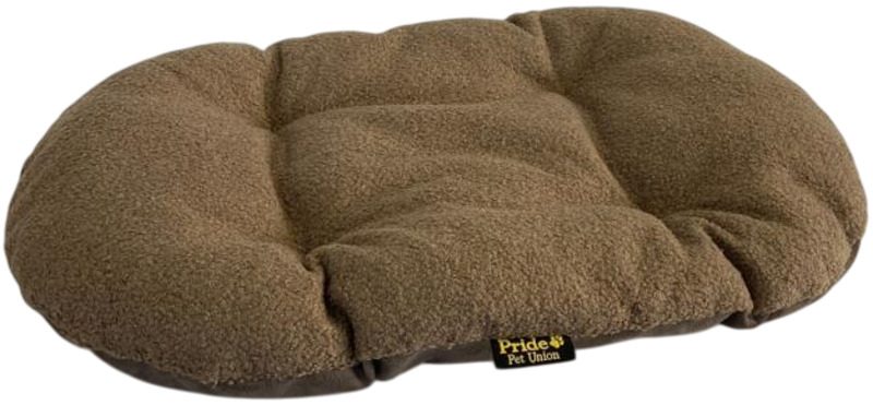 Матрасик Прайд Снегурочка из овчины с замшей коричневый, Pride 