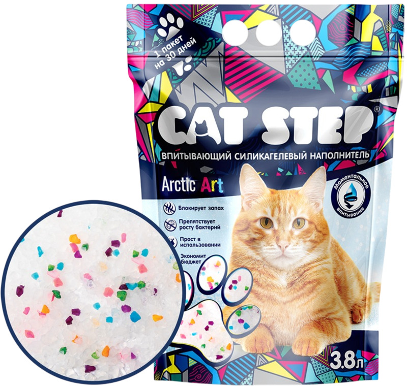 Наполнитель Cat Step Arctic Art, Кэт Степ