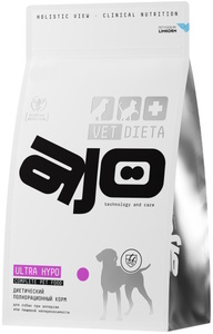 Корм Айо Вет для собак при аллергии или пищевой непереносимости, AJO VET