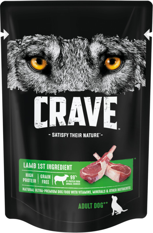 CRAVE для собак Ягненок в желе, КРЕЙВ