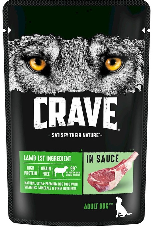 CRAVE для собак Ягненок в соусе, КРЕЙВ