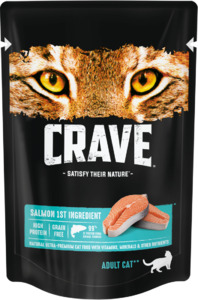 Пауч CRAVE для кошек Лосось в желе, КРЕЙВ