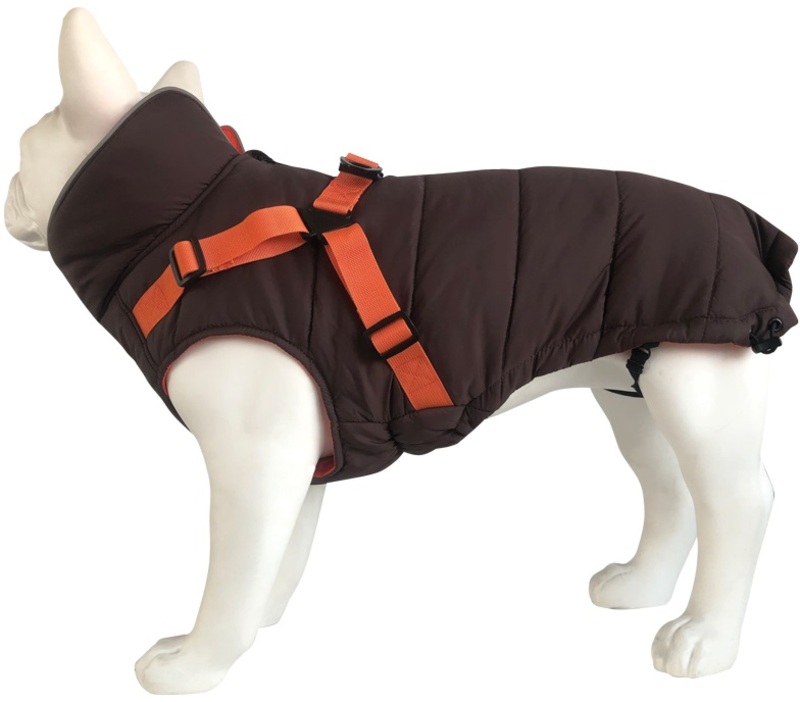 Попона Триол Актив Аутдор утепленная со шлейкой коричневая, Triol Active Outdoor