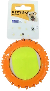 Игрушка Леду Тойс мяч резиновый с теннисным мячом внутри, Ledu Toys
