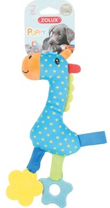 Игрушка Zolux Плюшевая с пищалкой и элементами EVA "Радужный пони", Золюкс