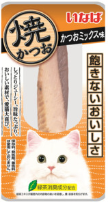 Лакомство Инаба Яки для кошек филе тунца со вкусом кацуобуси, Inaba Yaki