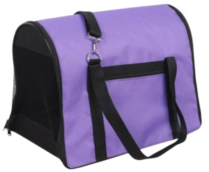 Сумка-переноска ПерсиЛайн Rich Breed Flip одноцветная Фиолетовая, PerseiLine