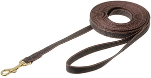 Поводок ВИПет профессиональный с латексом 5 м с бронзовым карабином, VIPet 