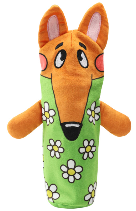 Игрушка Триол мягкая Лиса с бутылкой, Triol