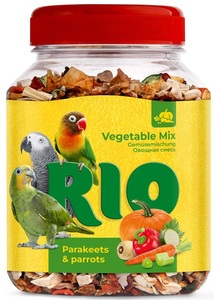 Рио Лакомство для средних и крупных попугаев Овощная смесь, RIO