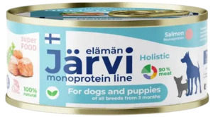 Консерва Ярви монопротеиновая для собак и щенков Лосось, Jarvi