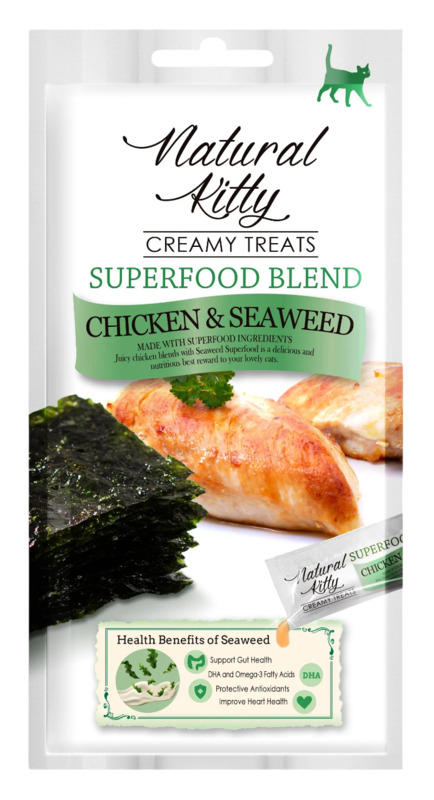 Петтрик Натурал крем-суп для кошек Курица и морские водоросли, Pettric Natural