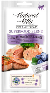 Петтрик Натурал крем-суп для кошек Тунец, лосось и черника, Pettric Natural