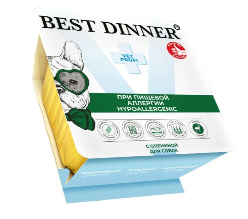 Best Dinner Exclusive Vet Profi Hypoallergenic оленина, Бест Диннер