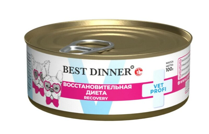 Best Dinner Vet Profi Recovery диета восстановления, Бест Диннер