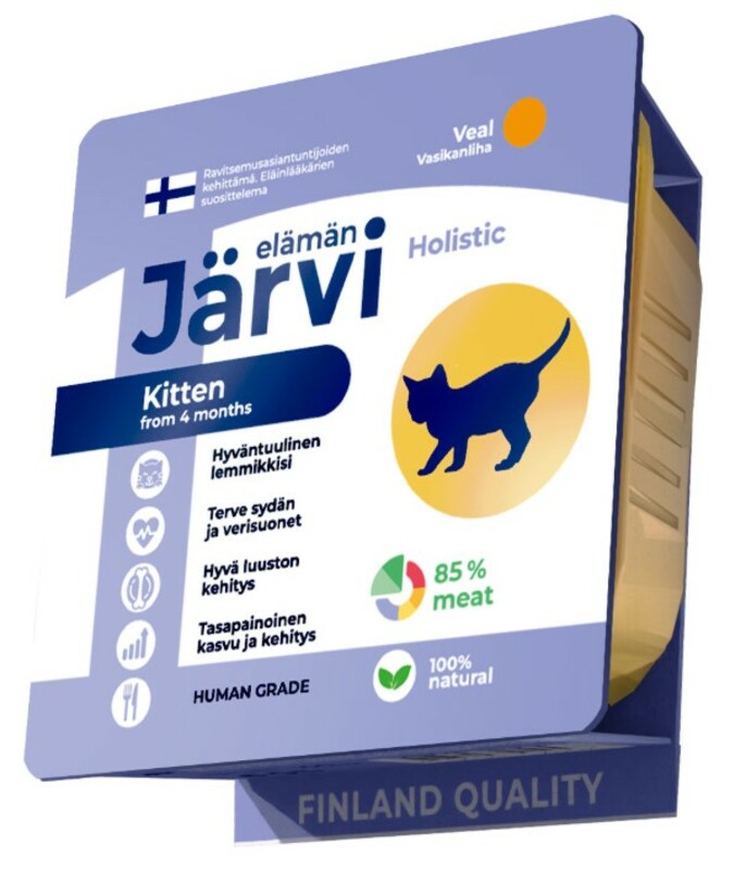 Мясной паштет с телятиной Jarvi для котят, Ярви 