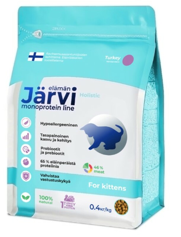 Корм Jarvi монопротеиновый для котят Индейка, Ярви