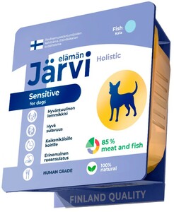 Мясной паштет Jarvi для собак с чувствительным пищеварением Рыба, Ярви