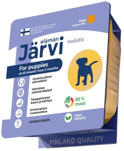 Мясной паштет Jarvi для щенков всех пород Телятина, Ярви