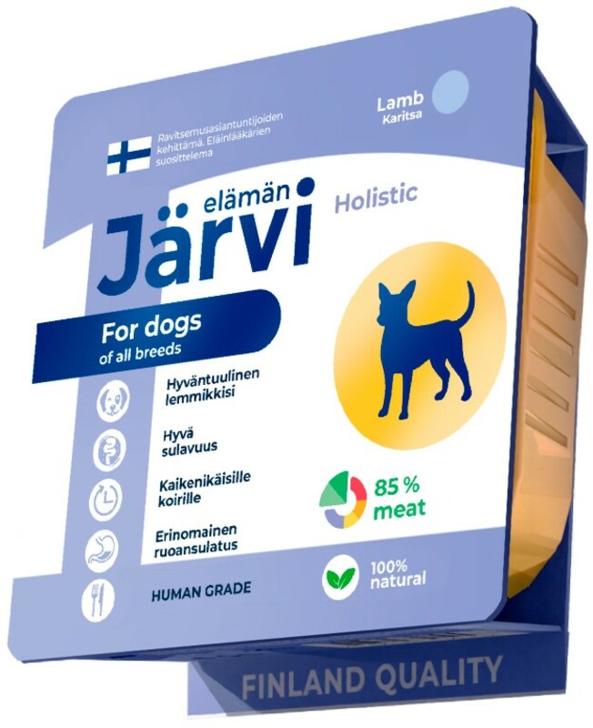 Мясной паштет Jarvi для собак всех пород Ягненок, Ярви