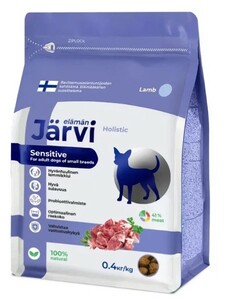 Корм Jarvi для собак мелких пород с чувствительным пищеварением Ягненок, Ярви