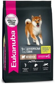Eukanuba для собак мелких и средних пород Ягненок, Эукануба 