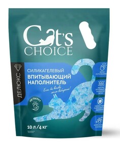 Наполнитель Cat's choice силикагелевый с синими гранулами, Кэтс Чойс