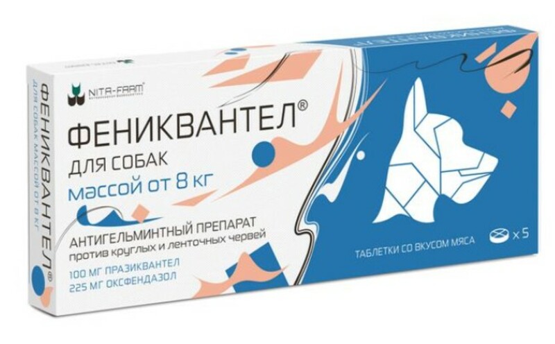 Фениквантел для собак, Нита-Фарм