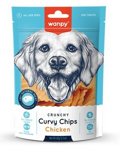 Wanpy Dog Хрустящие чипсы из курицы, Ванпи Дог