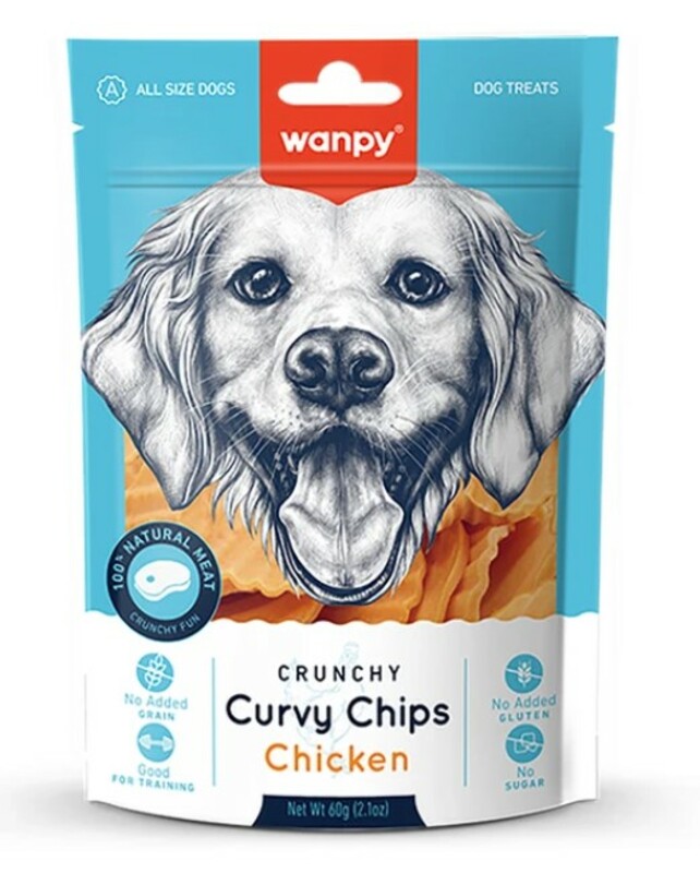 Wanpy Dog Хрустящие чипсы из курицы, Ванпи Дог