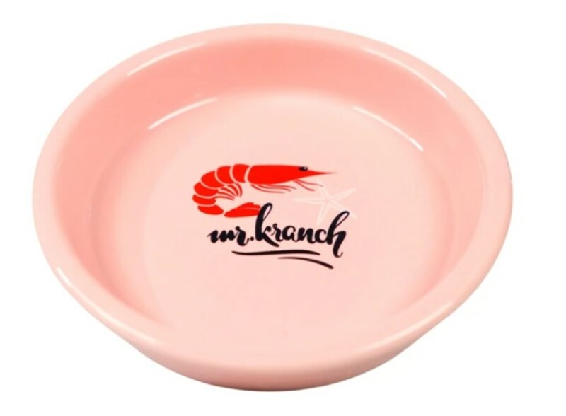 Миска Mr.Kranch керамическая Креветочка розовая, Мистер Кранч