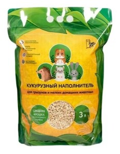 Наполнитель кукурузный средней фракции, Золотой Кот