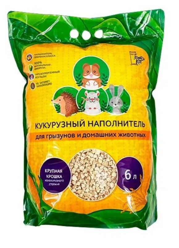 Наполнитель кукурузный крупной фракции, Золотой Кот