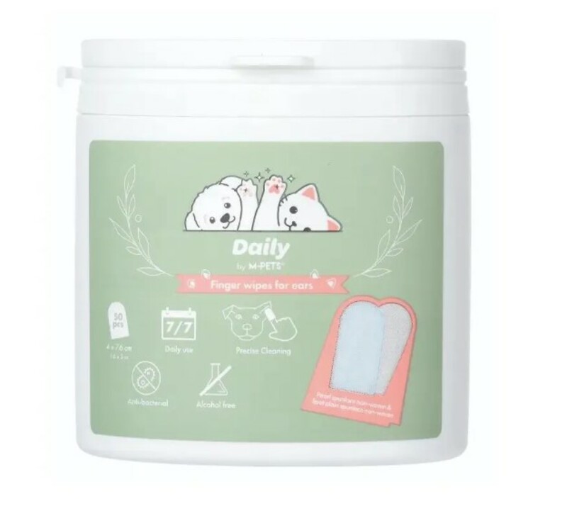 Влажные салфетки M-Pets для ушей DAILY, M-Петс