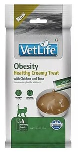 Farmina Vet Life Cat Obesity Лакомство крем-суп для снижения массы тела, Фармина