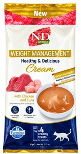 Farmina N&D Quinoa Cat Weight Management Лакомство крем-суп для контроля веса, Фармина