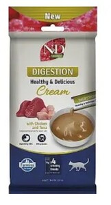 Farmina N&D Quinoa Cat Digestion Лакомство крем-суп чувствительное пищеварение, Фармина