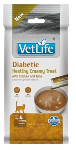 Farmina Vet Life Cat Diabetic Лакомство крем-суп, Фармина