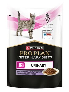 Purina UR при мочекаменной болезни пауч с индейкой, Пурина