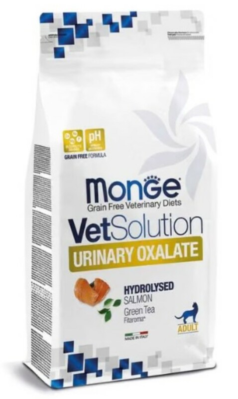 Monge VetSolution Cat Urinary Oxalate для кошек при заболеваниях мочеполовой системы, Монж