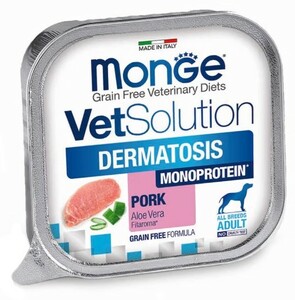 Monge VetSolution Dog Dermatosis паштет при заболеваниях кожи, Монж