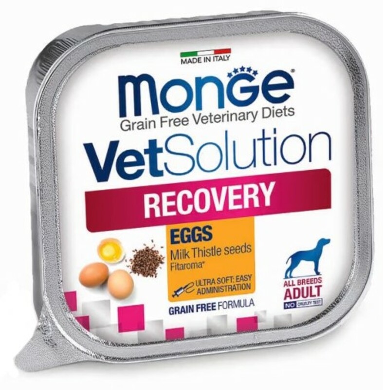 Monge VetSolution Dog Recovery паштет при восстановлении питания в период выздоровления, Монж