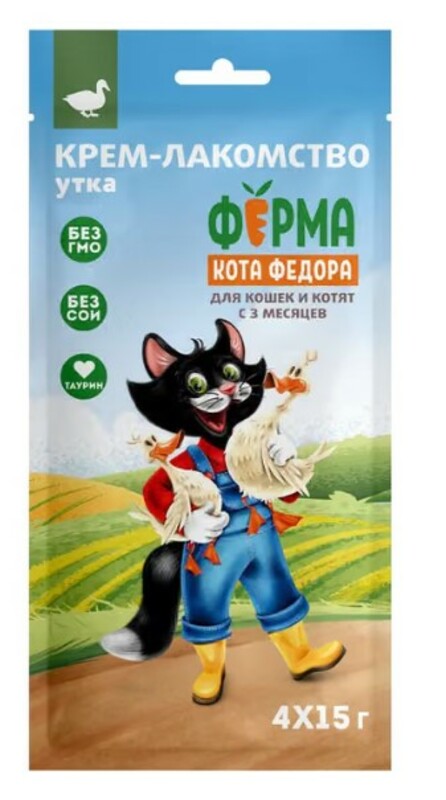 Ферма кота Федора Крем-лакомство из утки