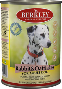 Berkley Rabbit&Oatflakes for Adult Dog