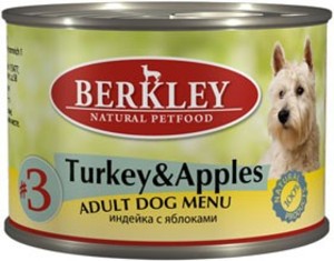 Berkley №3 Turkey&Apples for Adult Dog