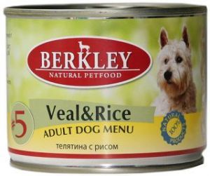 Berkley №5 Veal&Rice for Adult Dog