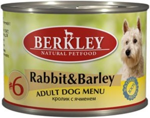 Berkley №6 Rabbit&Barley for Adult Dog