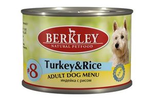 Berkley №8 Turkey&Rice for Adult Dog